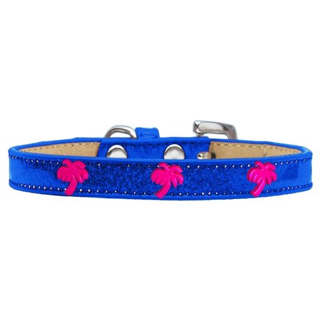 MIRAGE PET PRODUCTS Pink Palm Tree Widget Dog CollarBlue Ice Cream Size 10 633-25 BL10